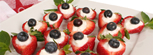 Red, White and Blue Strawberry Appetizer Recipe