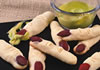 halloween recipes - gnarly fingers served with slimy snot&nbsp;Article