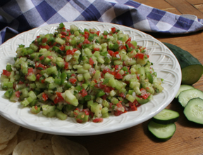 fresh cucumber salsa&nbsp;Recipe
