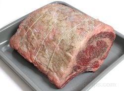 What is a way to cook a boneless rib roast?