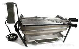 Farberware Open Hearth Electric Rotisserie Grill Broiler - Pair Meat F