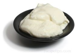 yogurt cheese Glossary Term