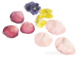 candied flower petals Glossary Term