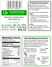 food label Glossary Term
