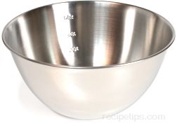 mixing bowls Glossary Term