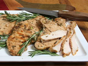 grilled turkey tenderloins with rosemary Recipe