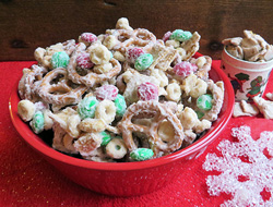 Almond Bark Christmas Mix Recipe - RecipeTips.com