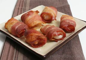 bacon wrapped onions Recipe