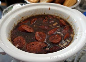 barbecued smoked sausage Recipe