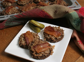 Cheesy Beef and Bacon Rounds