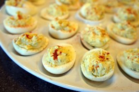 Classic Deviled Eggs with Honey Mustard