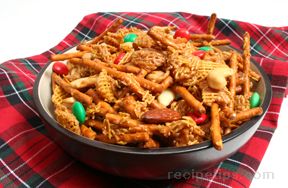 easy holiday chex mix Recipe