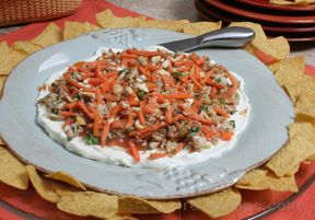 layered oriental dip Recipe