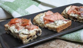 smoked salmon on irish soda bread Recipe