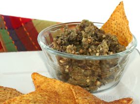 Tomatillo Eggplant Dip