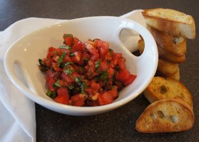 Tomato Basil Bruschetta Recipe