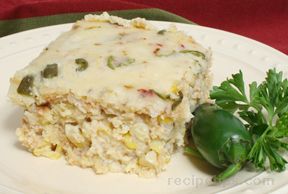 Jalapeno Cheese Cornbread Pudding