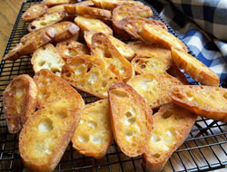 Oven Toasted Garlic Baguettes Recipe