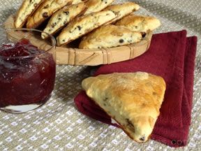 currant and raisin scones Recipe