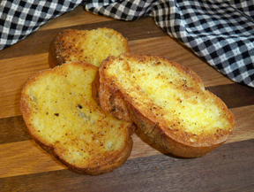 simple garlic toast Recipe