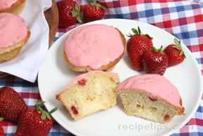 Strawberry and White Chocolate Muffins