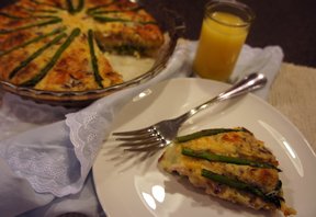 Asparagus Ham Quiche