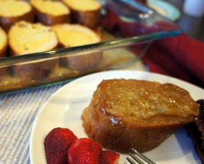 Baked Caramel Overnight French Toast Recipe