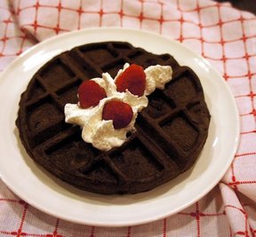 chocolate chocolate waffles Recipe