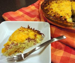Hashbrown Ham and Cheese Bake Recipe