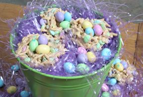 peanut butter easter nests Recipe