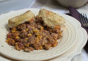 Beef and Biscuit Bake