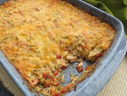 Creamy Chicken Tortilla Bake