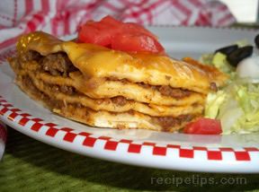 Fajita Mexican Lasagna Recipe