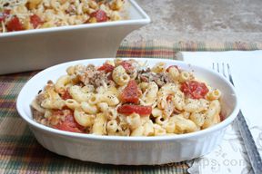 Hamburger Pasta Hotdish