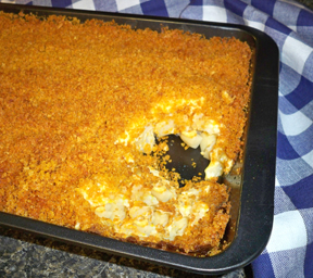 hash brown casserole with crispy topping Recipe