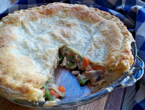 Leftover Turkey  Gravy Pot Pie Recipe