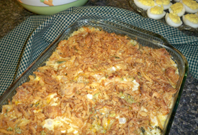 Vegetable Casserole with Broccoli and Zucchini