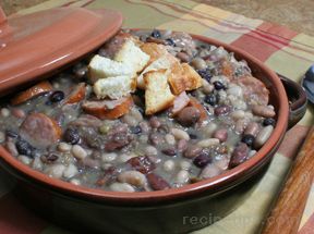 Bean Soup with Ham and Kielbasa