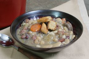 bean soup with sausage Recipe