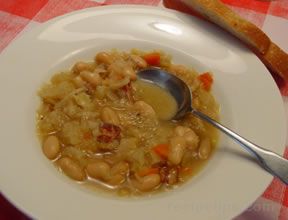 Cabbage and White Bean Soup Recipe