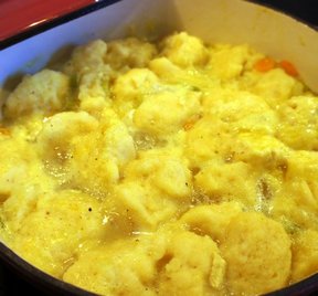 chicken and corn meal dumplings Recipe