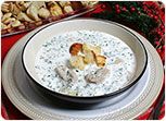 Oyster Stew with Rosemary Croutons Recipe