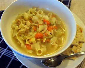 Homemade Chicken Vegetable Noodle Soup