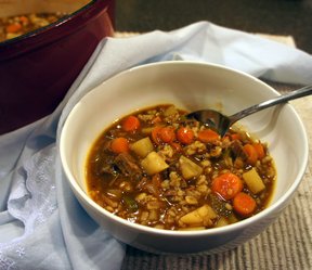 vegetable beef stew with barley Recipe