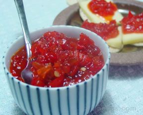 Red Pepper Jam Recipe