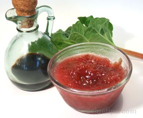 Rhubarb Gastrique Recipe