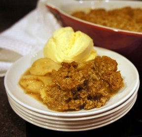 Apple Crisp with Oatmeal Crumble Recipe