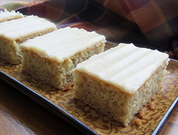 banana bars with browned butter frosting Recipe