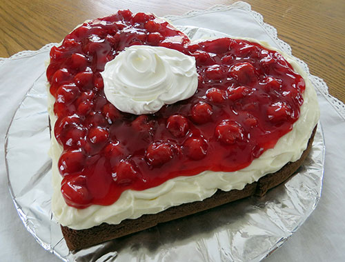 Cherry Devil S Food Sweetheart Cake Recipe Recipetips Com Cherry Devil S Food Sweetheart Cake Recipe