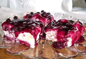 blueberry angel food cheesecake Recipe